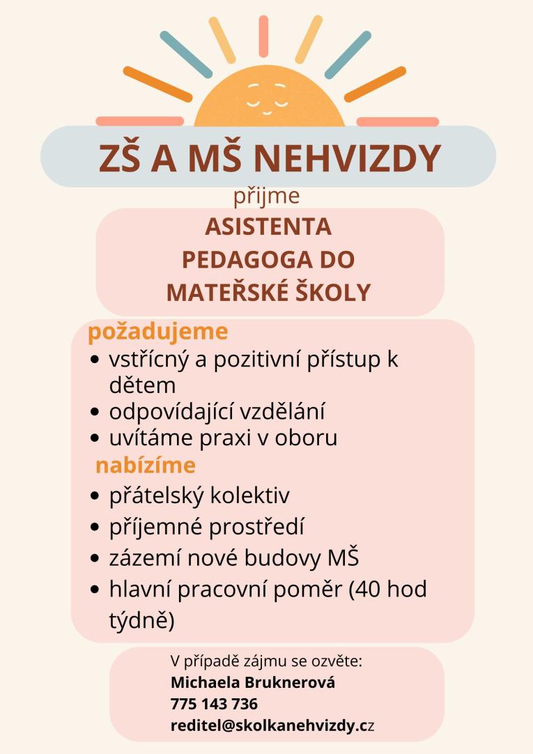 MŠ hledá